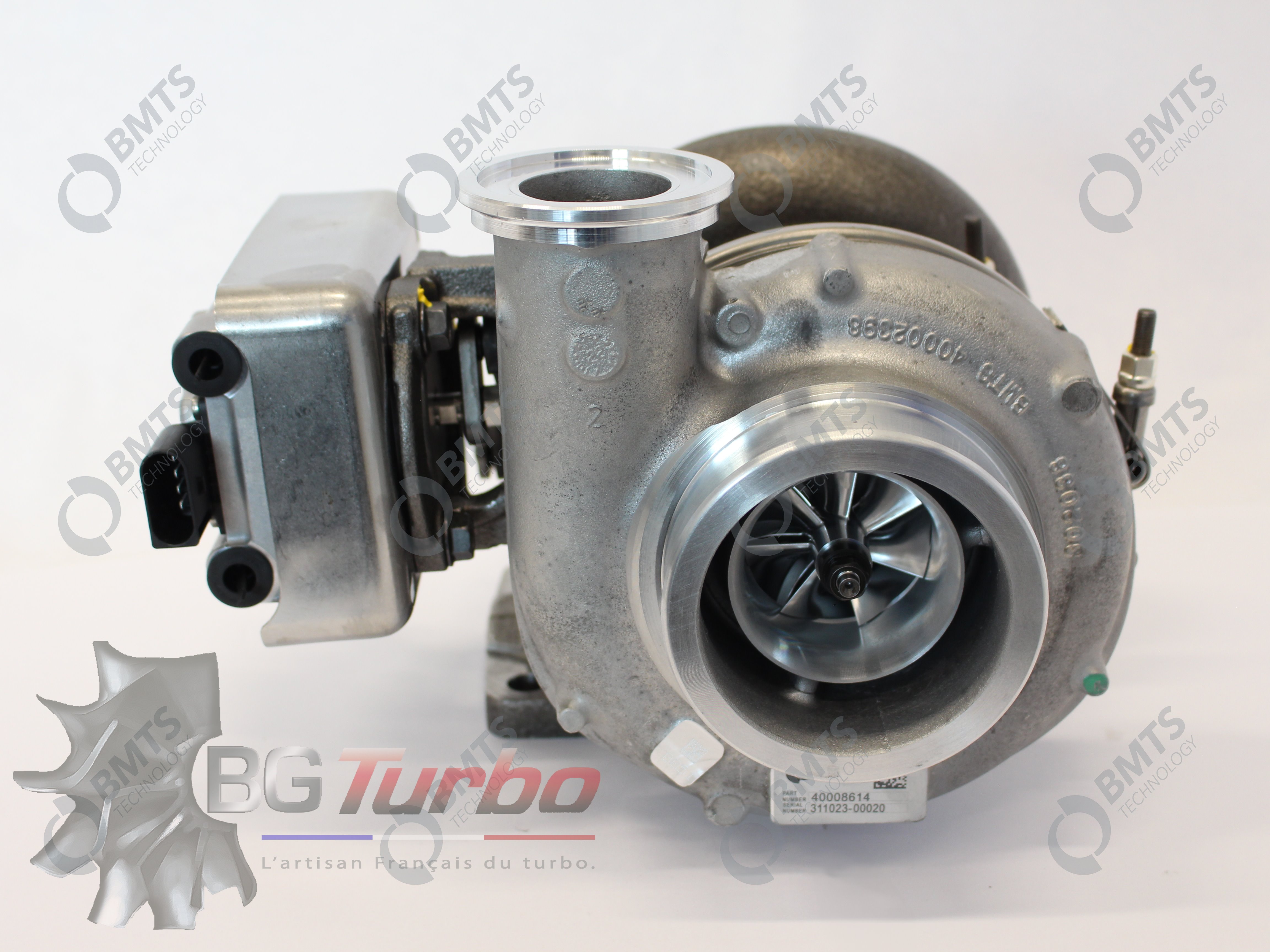 TURBO - NEUF ORIGINE - PL - FENDT: 9490XMassey Ferguson: MF 9540, MF 9560, MF 9380 - 40008614
